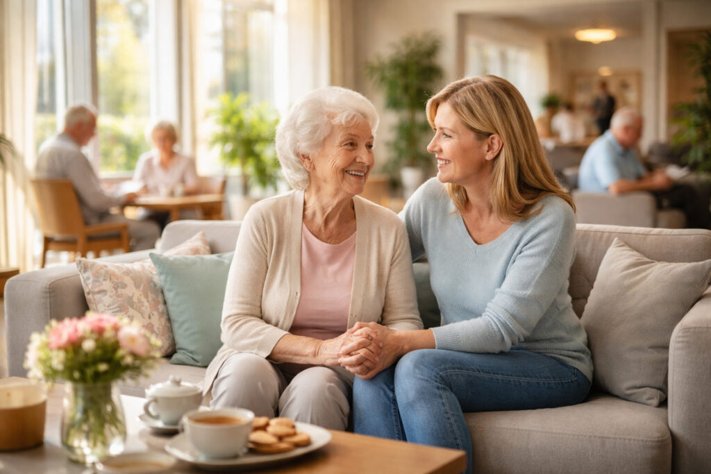Cât de des sunt organizate întâlniri cu familia în centrele moderne de găzduire persoane vârstnice?